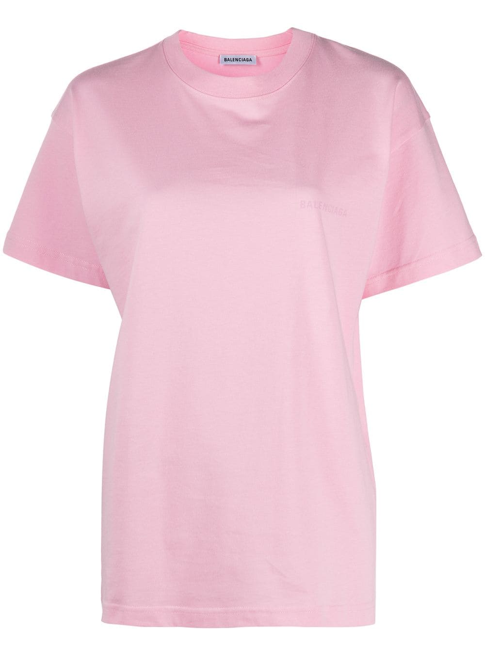 Balenciaga T-shirt met logoprint - Roze