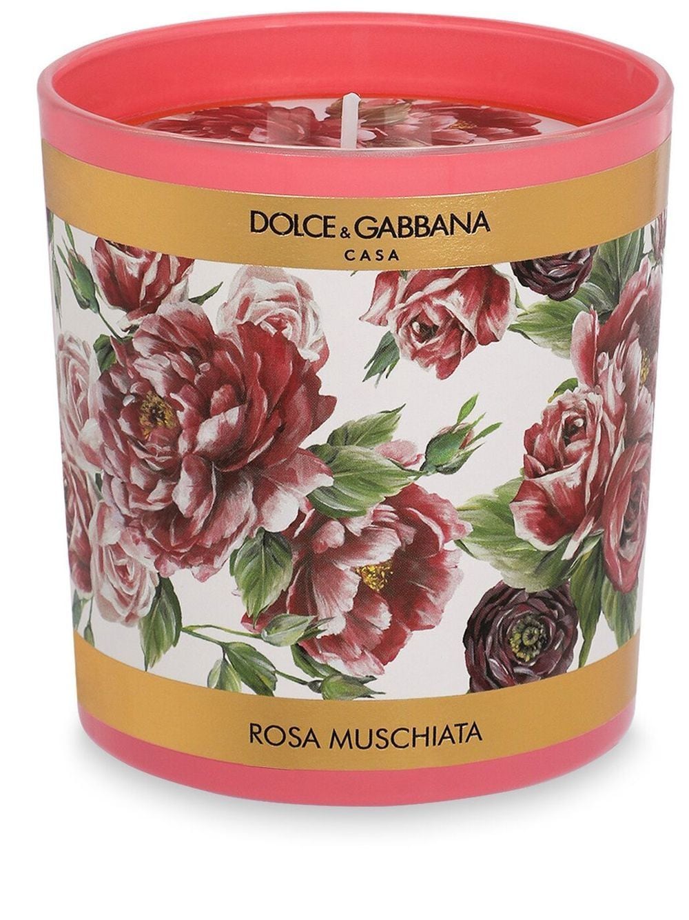 Dolce & Gabbana Geurkaars met bloemenprint (250g) - Roze
