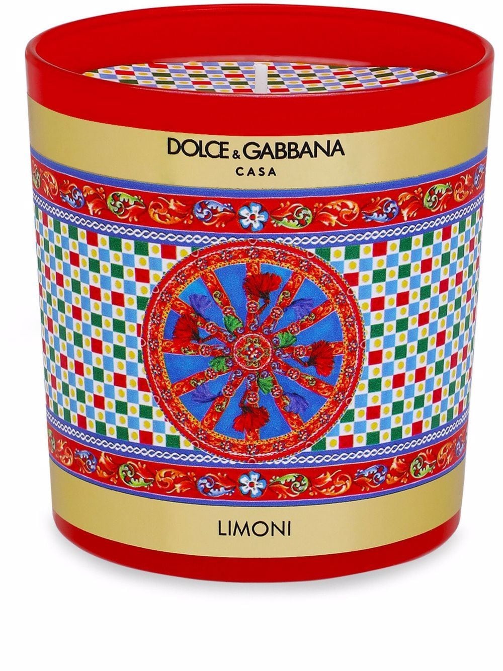 Dolce & Gabbana Kaars met print - Rood