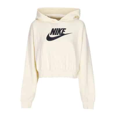 Grafische Oversized Crop Hoodie Nike , Beige , Dames