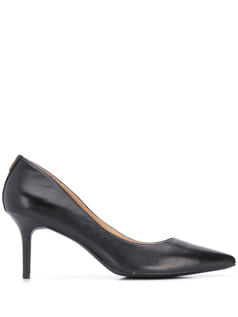 Lauren Ralph Lauren Pumps met leren look - Zwart