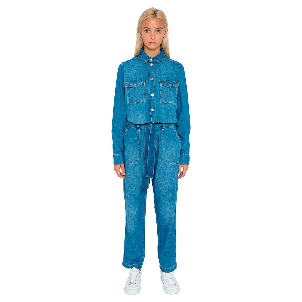 Pepe Jeans Chleo Jumpsuit Blauw S Vrouw