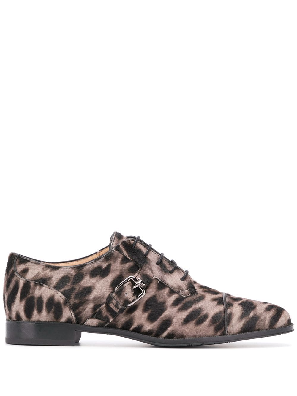 Tod's Oxford schoenen met luipaardprint - Beige