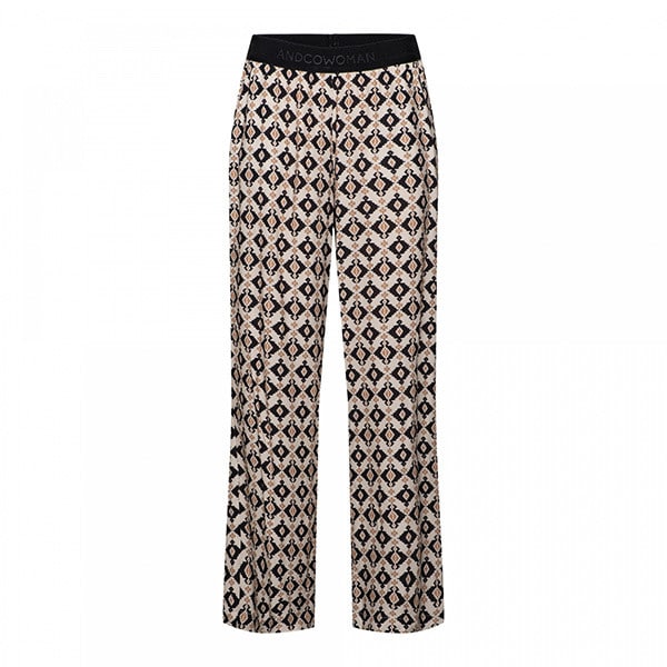 &Co Woman &co women broek annet kelim biscuit