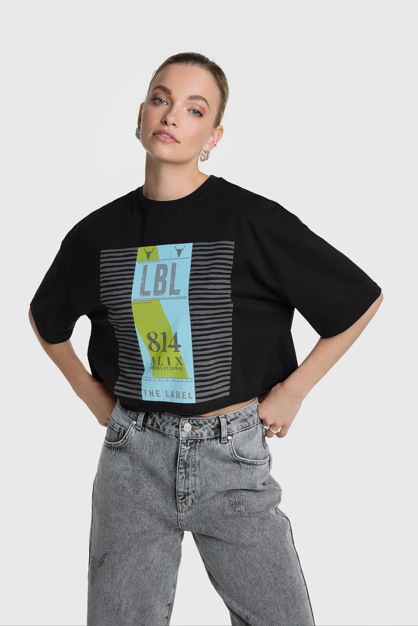 Alix The Label 2406892673 travel cropped t-shirt