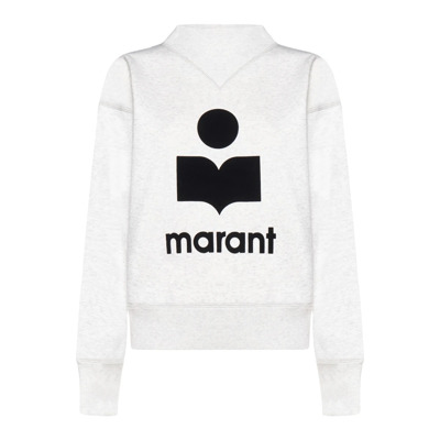 Beige Sweater Moby-Ga Stijl Isabel Marant Étoile , White , Dames