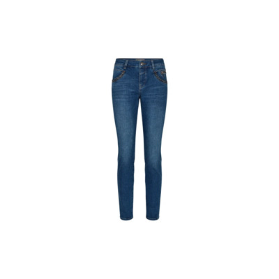 Blauwe Mos Mosh Naomi Zole Jeans met Coole Details MOS Mosh , Blue , Dames