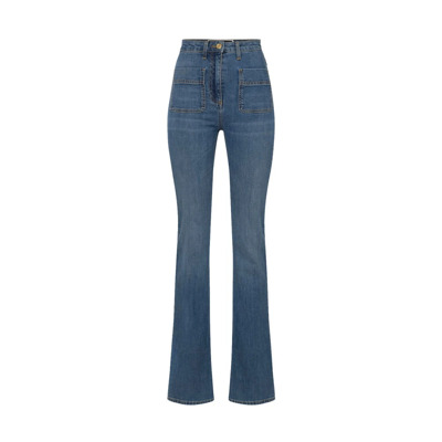 Denim Jeans voor Vrouwen Ss24 Elisabetta Franchi , Blue , Dames