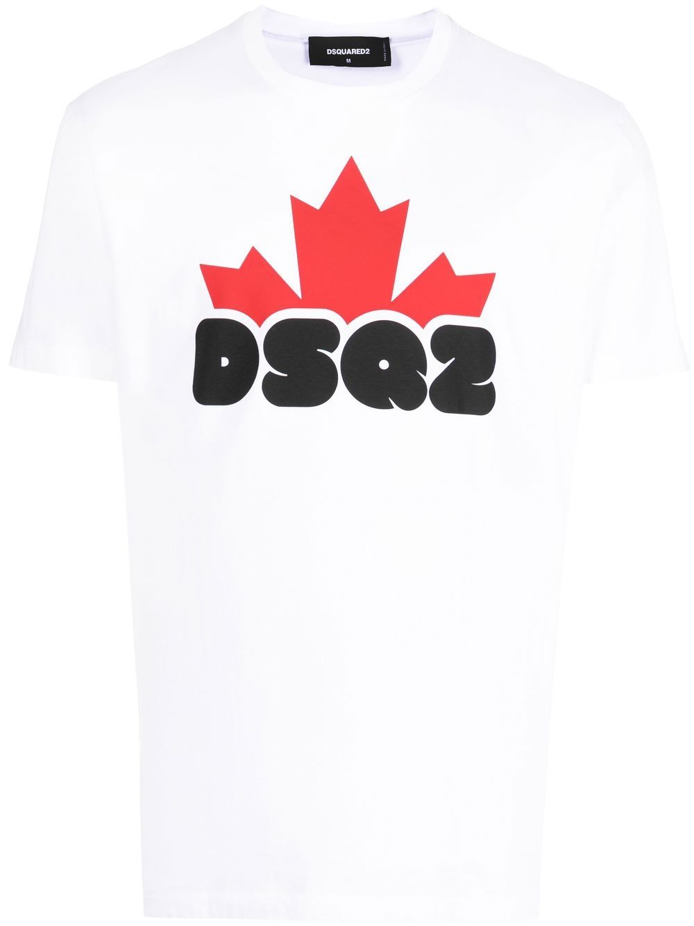 Dsquared2 DSQ2-print short-sleeve T-shirt - Wit