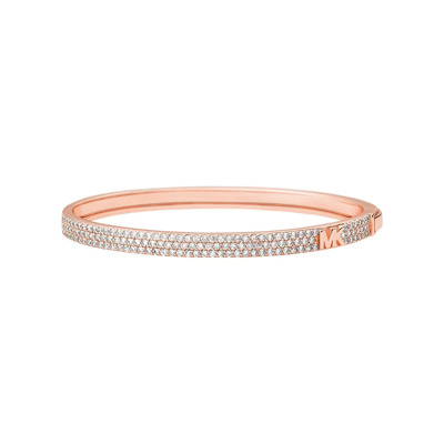 Elegant Roségouden Armband met Zirkonia Michael Kors , Pink , Dames