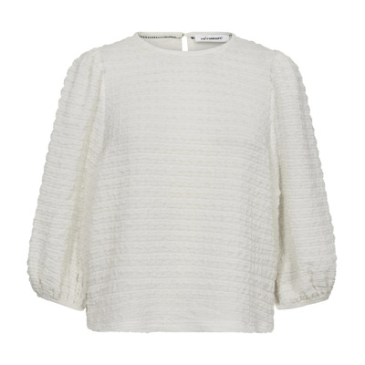 Gestructureerde Witte Blouse Top & T-Shirt Co'Couture , Beige , Dames
