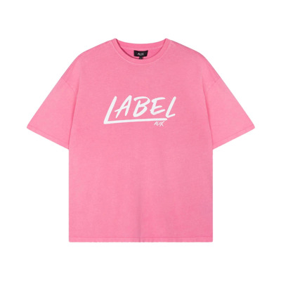 Gewassen Label T-shirt Alix The Label , Pink , Dames