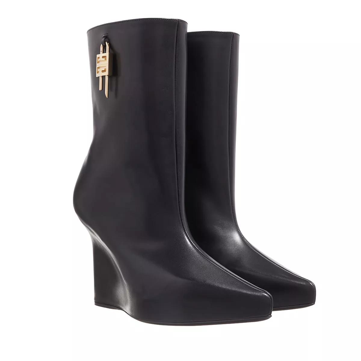 Givenchy Boots & laarzen - G Lock Wedge Low Boot in zwart