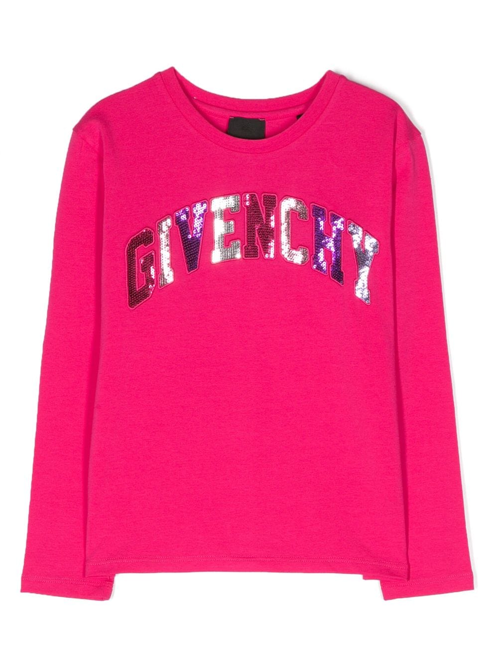 Givenchy Kids T-shirt met logo - Roze