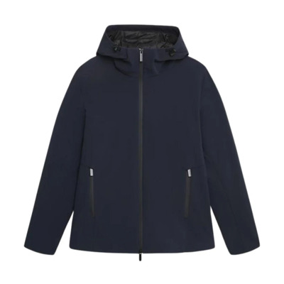 Heren Softshell Waterdichte Winter Parka Woolrich , Blue , Heren