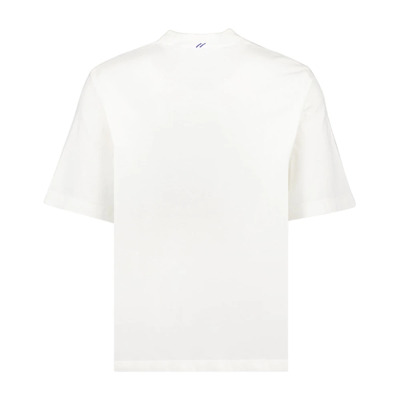 Katoenen T-shirt met korte mouwen Burberry , White , Heren