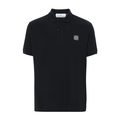 Klassiek Polo Shirt in Diverse Kleuren Stone Island , Black , Heren