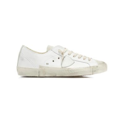 Logo Patch Sneakers Philippe Model , White , Heren