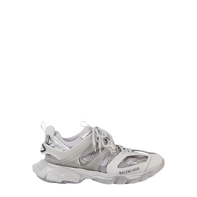 Mesh Nylon Sneakers met Transparante Zool Balenciaga , Gray , Heren