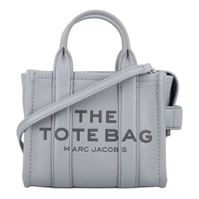 Micro Tote Leren Tas Marc Jacobs , Gray , Dames