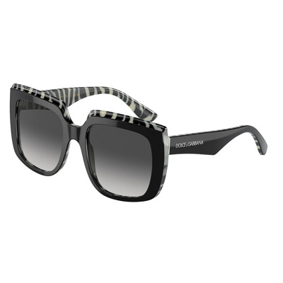 Mode Zonnebril Zwart Grijs Verloop Dolce & Gabbana , Black , Dames