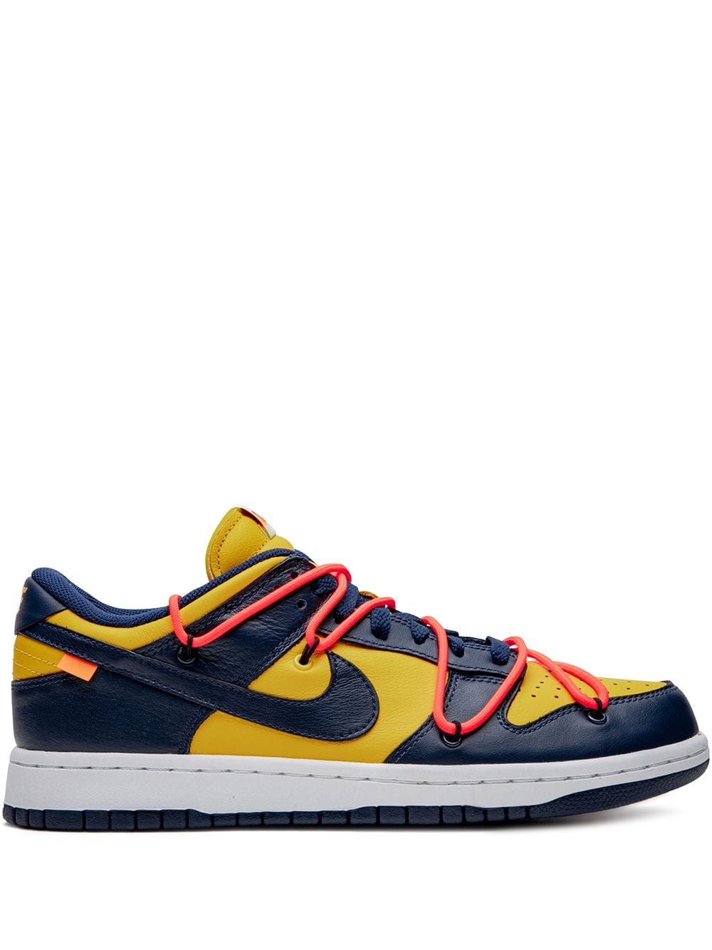 Nike X Off-White Dunk Low "University Gold" sneakers - Blauw
