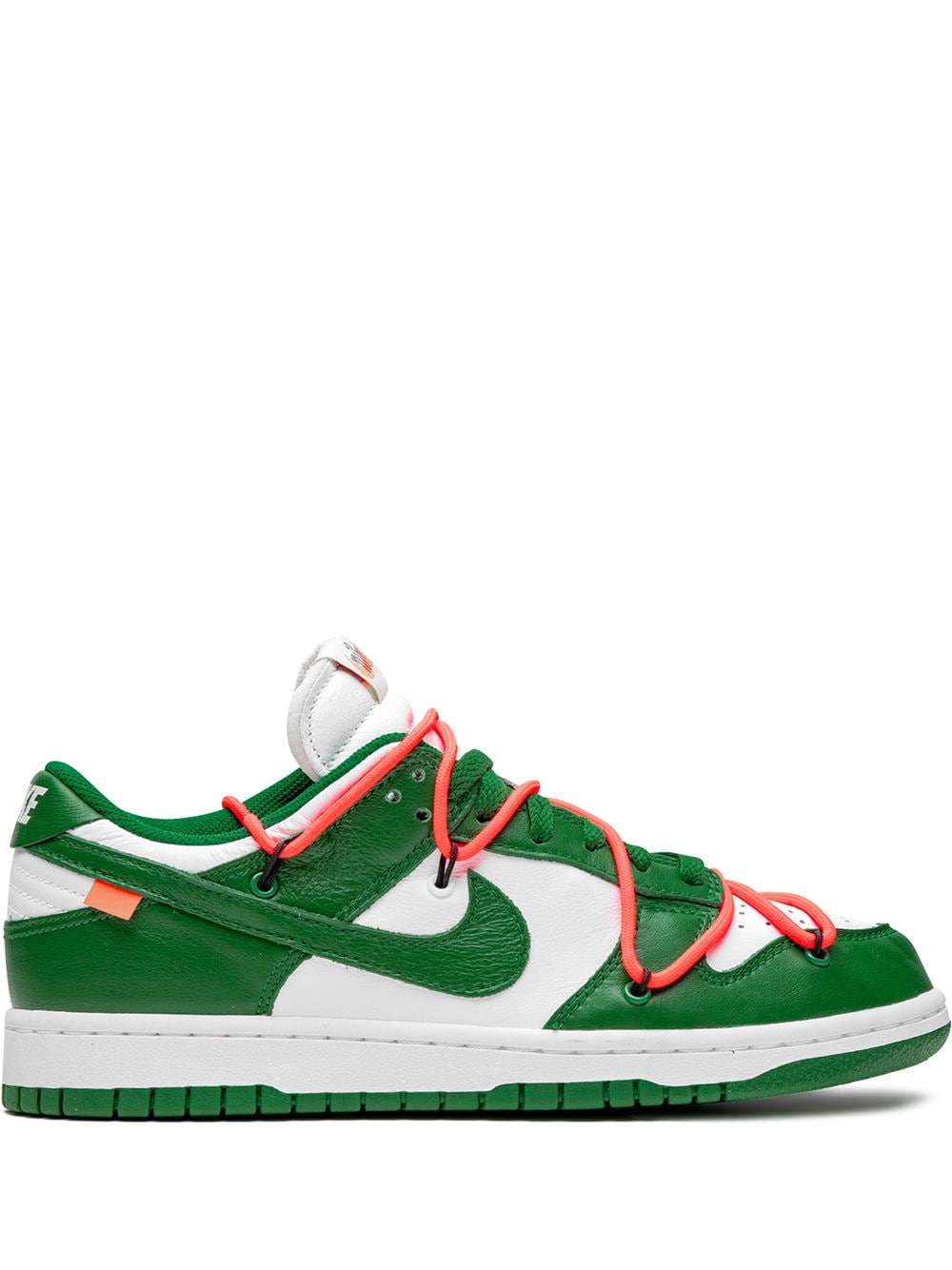 Nike X Off-White x Nike Dunk Low "Pine Green" sneakers - Groen