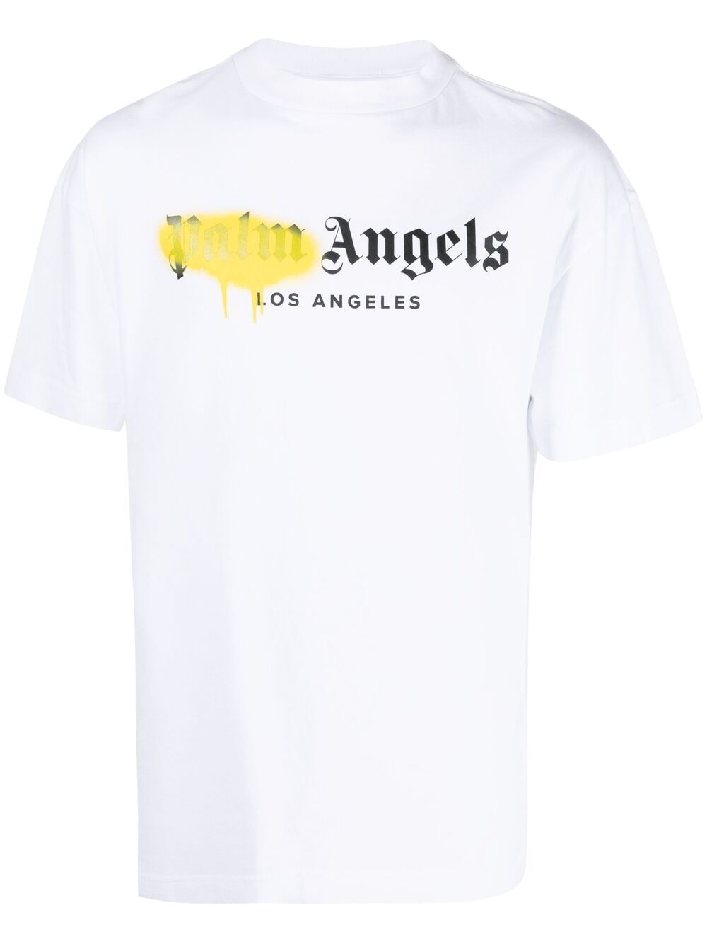 Palm Angels T-shirt met logo - Wit