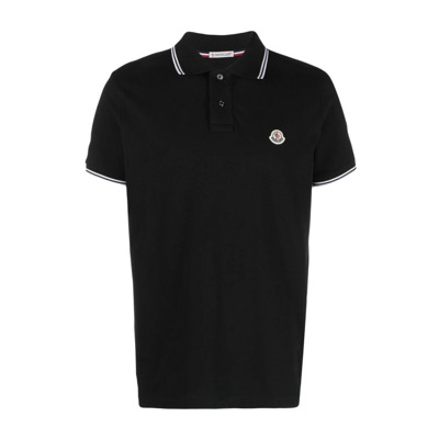Polo Shirts Moncler , Black , Heren