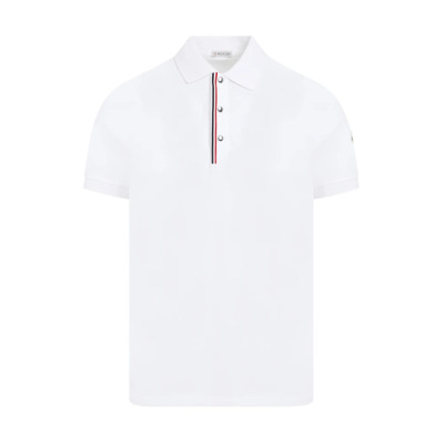 Polo Shirts Moncler , White , Heren