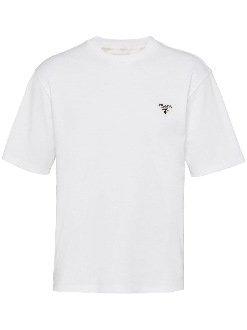 Prada T-shirt met logo - Wit