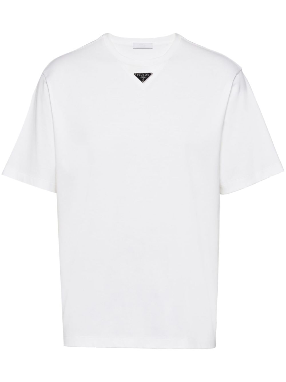 Prada T-shirt met logo - Wit