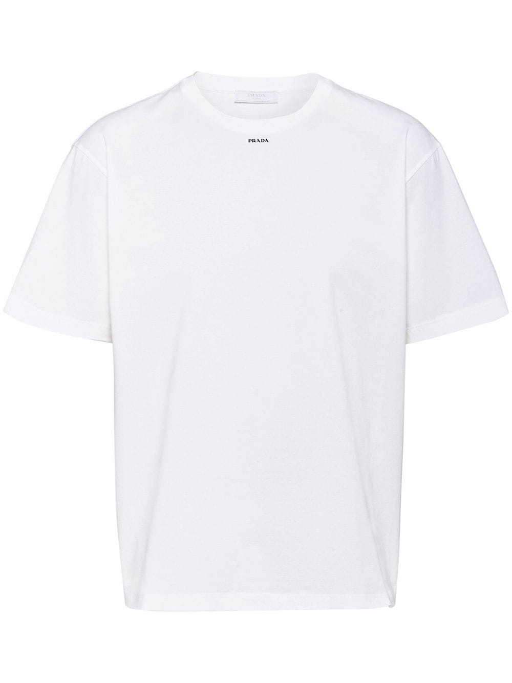 Prada T-shirt met logoprint - Wit