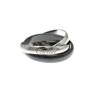 Pre-owned White Gold rings Cartier Vintage , Gray , Dames