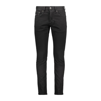 Slim Fit Zwarte Jeans met Rinsewassing PME Legend , Black , Heren