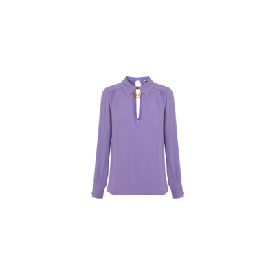 Stijlvolle Blouse Elisabetta Franchi , Purple , Dames