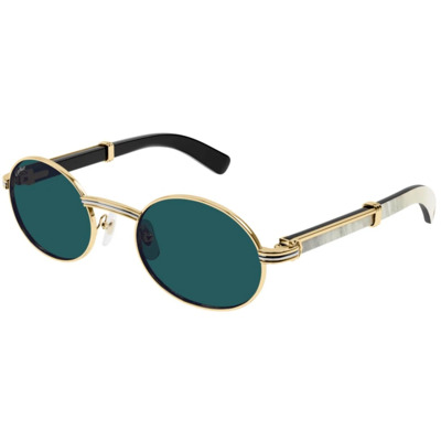 Stijlvolle zonnebril voor mannen en vrouwen Cartier , Green , Unisex