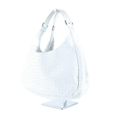 Tweedehands Witte Stoffen Bottega Veneta Tas Bottega Veneta Vintage , White , Dames