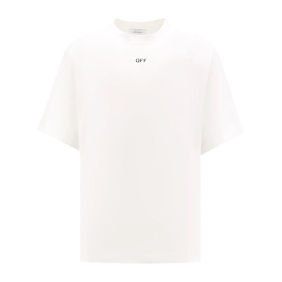 Witte Crew-neck T-shirt Regular Fit Off White , White , Heren