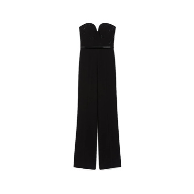 Zwart geborduurd jumpsuit Max Mara , Black , Dames