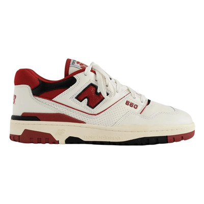 Beperkte Oplage Wit Rood 550 Aime Leon Dore New Balance , Multicolor , Heren