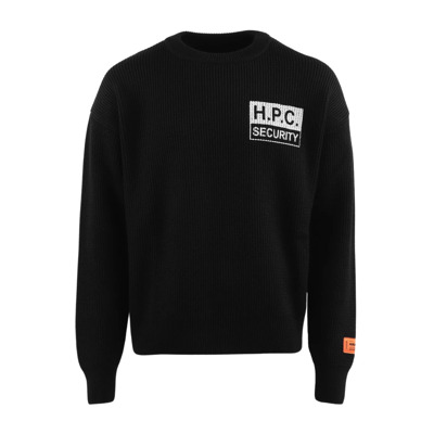 Beveiligde Gebreide Crewneck - Stijlvol en Comfortabel Sweatshirt Heron Preston , Black , Heren