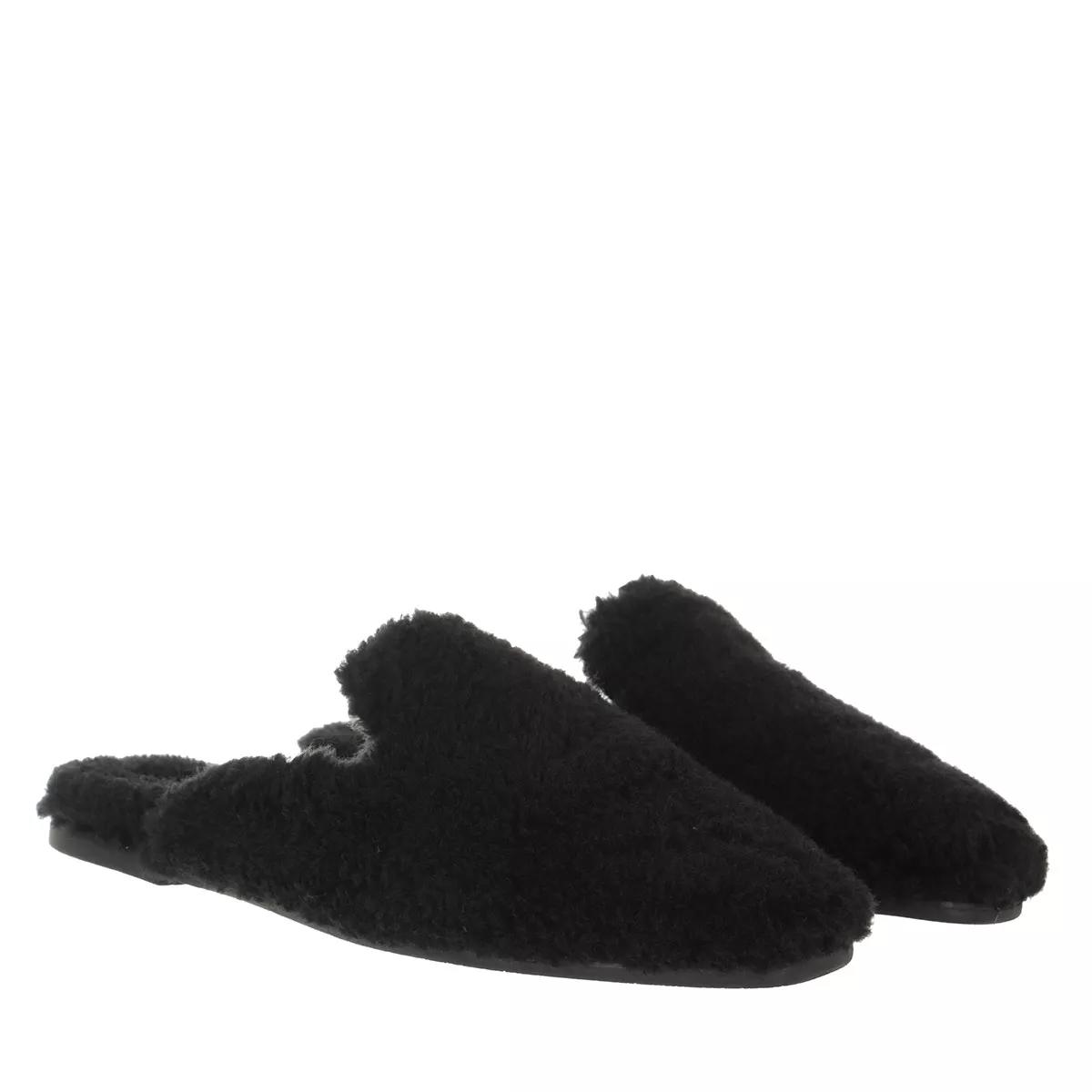 Boss Slippers - Romie Home S-Fur in zwart