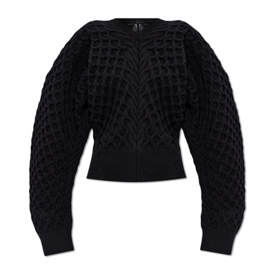 Boule Torsade oversize sweater Jacquemus , Black , Dames