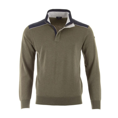 Fresco Half Zip Sweater Paul & Shark , Green , Heren