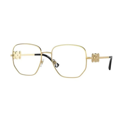 Gouden Montuur Bril Ve1283 Versace , Yellow , Unisex