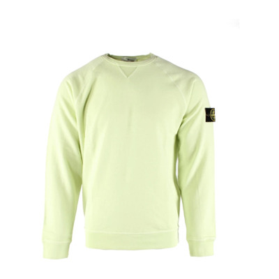 Groene Katoenen Trui voor Heren Stone Island , Green , Heren