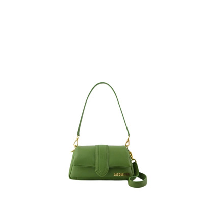 Groene Leren Bambimou Tas Jacquemus , Green , Dames