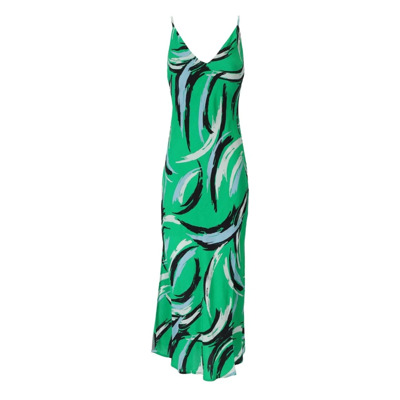 Groene Scheidingsjurk met Abstract Patroon Essentiel Antwerp , Green , Dames