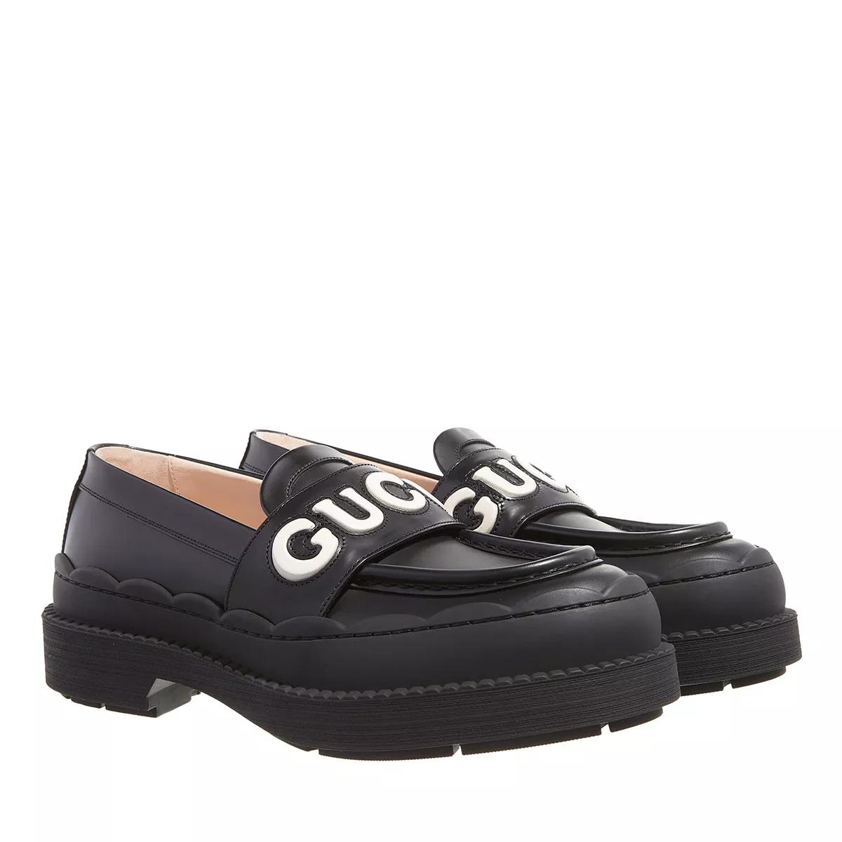 Gucci Loafers & ballerina schoenen - Ornella Moccassin Leather in zwart